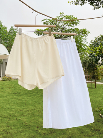 Ženske capri hlače od ice silk za kućnu upotrebu, udoban širok kroj, tanke, neprozračne