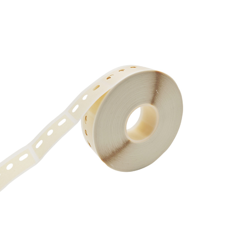 AI spajanje trakom – film s tri otvora, uspravni film, 26×40 mm, bež papir s teksturom, ljepilo na bazi gume, lako se uklanja