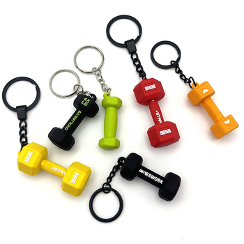 Pandantiv-breloc disc de greutate pentru halteră, mini, fitness, multicolor