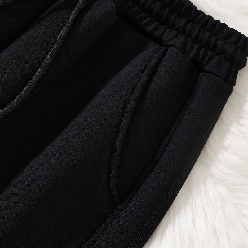 Ženske hlače u plus veličini s lambswool flisom, jesen-zima, casual slim fit, korejski stil, model K6093