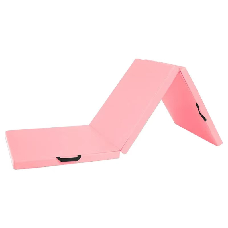 PVC sklopiva fitness podloga s tri panela, debela, za jogu, fitness, ples i gimnastiku