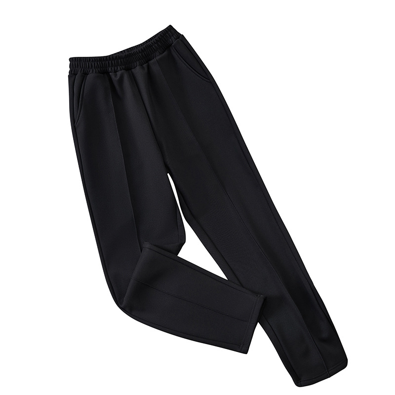 Jesenje plus veličine ženske hlače s fleeceom, casual uski kroj, korejski stil, model K6508
