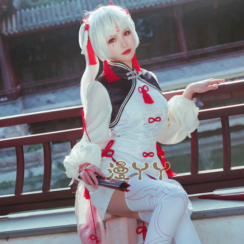 Onmyoji Shiranui cosplay kostim s cheongsam za žene