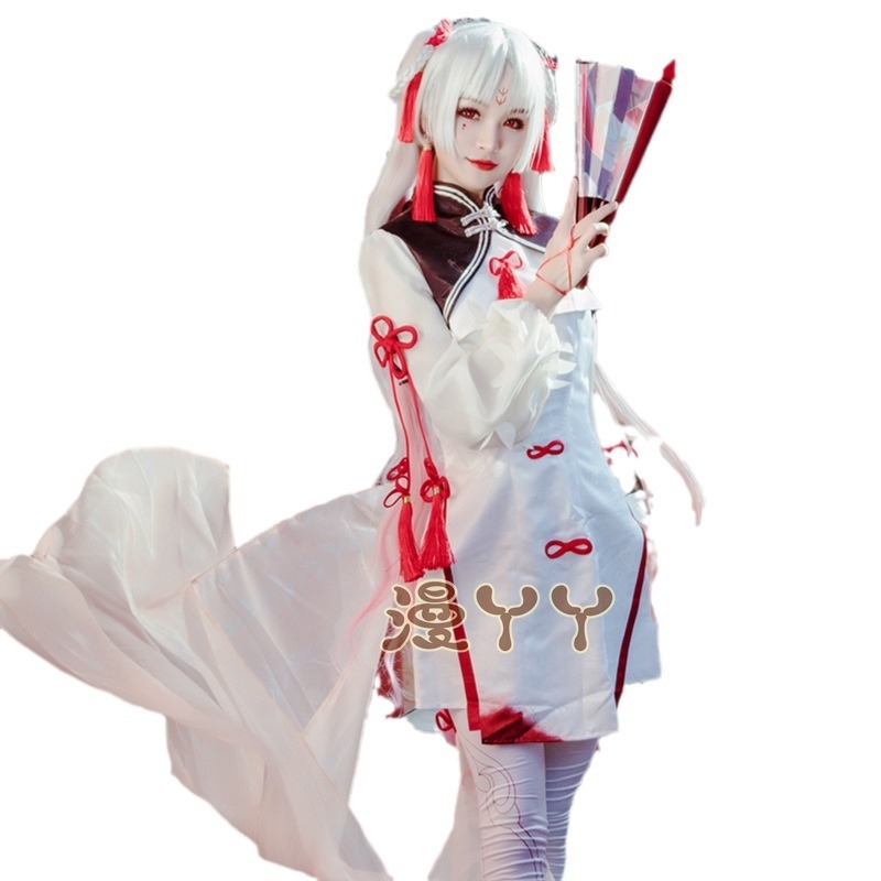 Onmyoji Shiranui cosplay kostim s cheongsam za žene