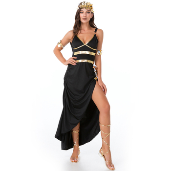 Halloween kostim za pozornicu: starogrčka božica i egipatska princeza Kleopatra, cosplay haljina
