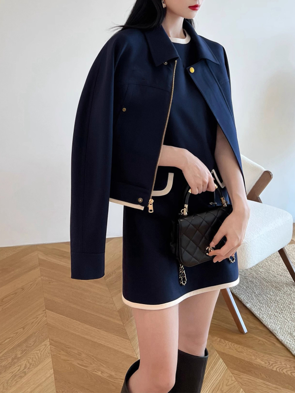 Ženski sako i haljina u Chanel stilu, proljeće 2025, elegantan luksuz