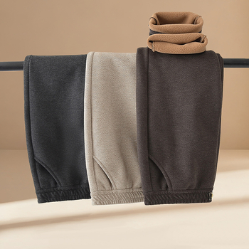 Pantaloni de iarnă pentru femei, cu căptușeală din fleece, talie înaltă, croială dreaptă, calzi