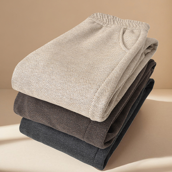 Pantaloni de iarnă pentru femei, cu căptușeală din fleece, talie înaltă, croială dreaptă, calzi