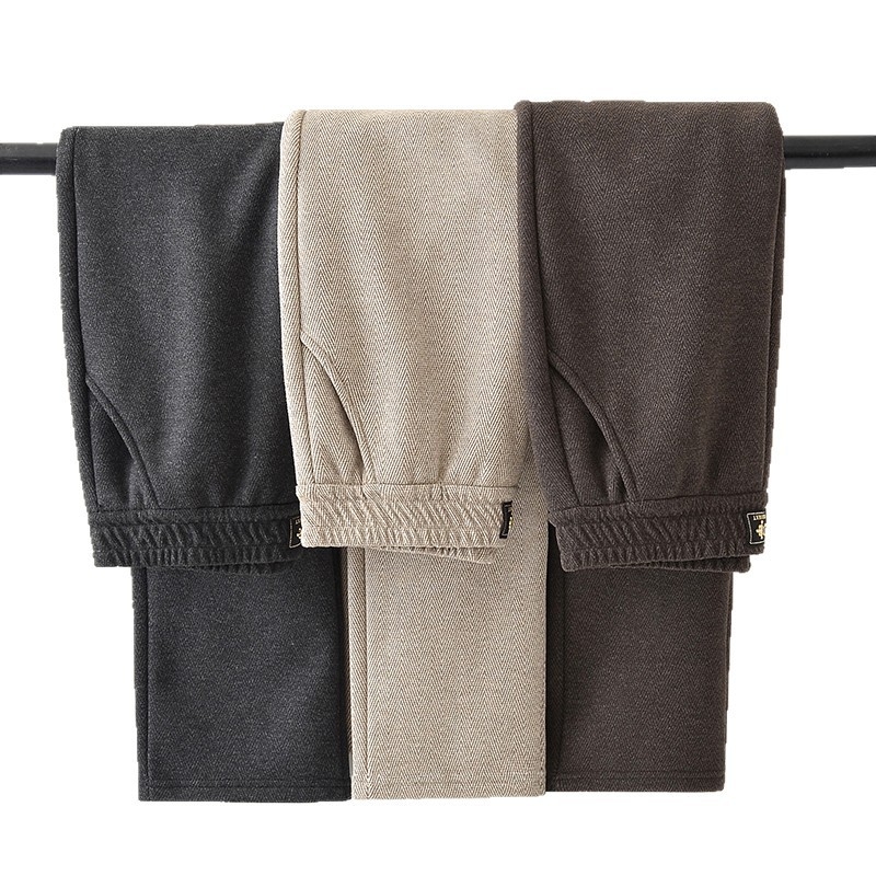 Pantaloni de iarnă pentru femei, cu căptușeală din fleece, talie înaltă, croială dreaptă, calzi