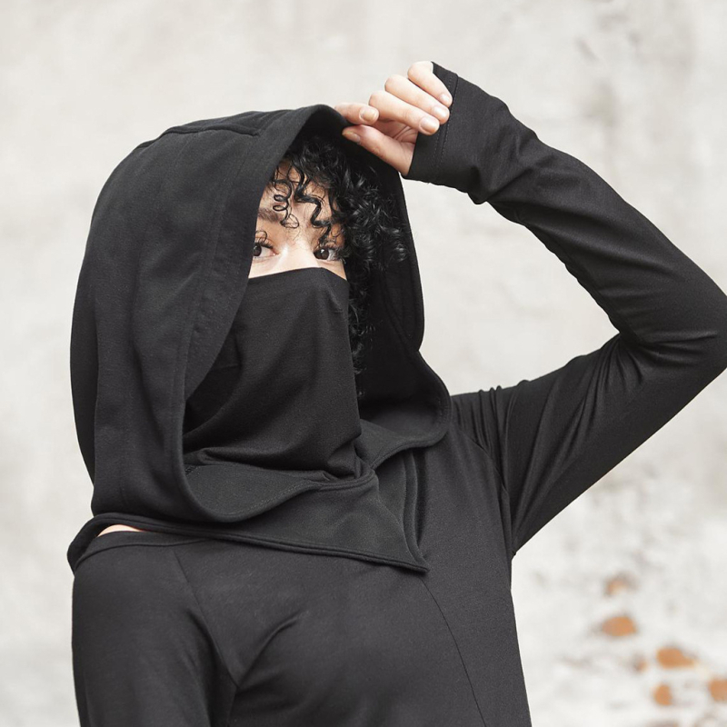 Unisex kostim srednjovjekovnog vampira-ubice s kapuljačom, cosplay za Halloween i scenske izvedbe