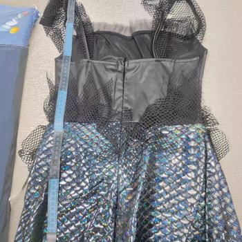 Halloween kostim sirena-vještica za cosplay, scenski i večernji outfit, za odrasle, veličina M-XXL