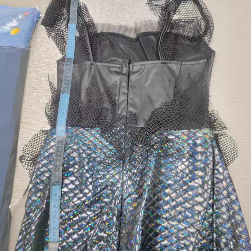 Halloween kostim sirena-vještica za cosplay, scenski i večernji outfit, za odrasle, veličina M-XXL