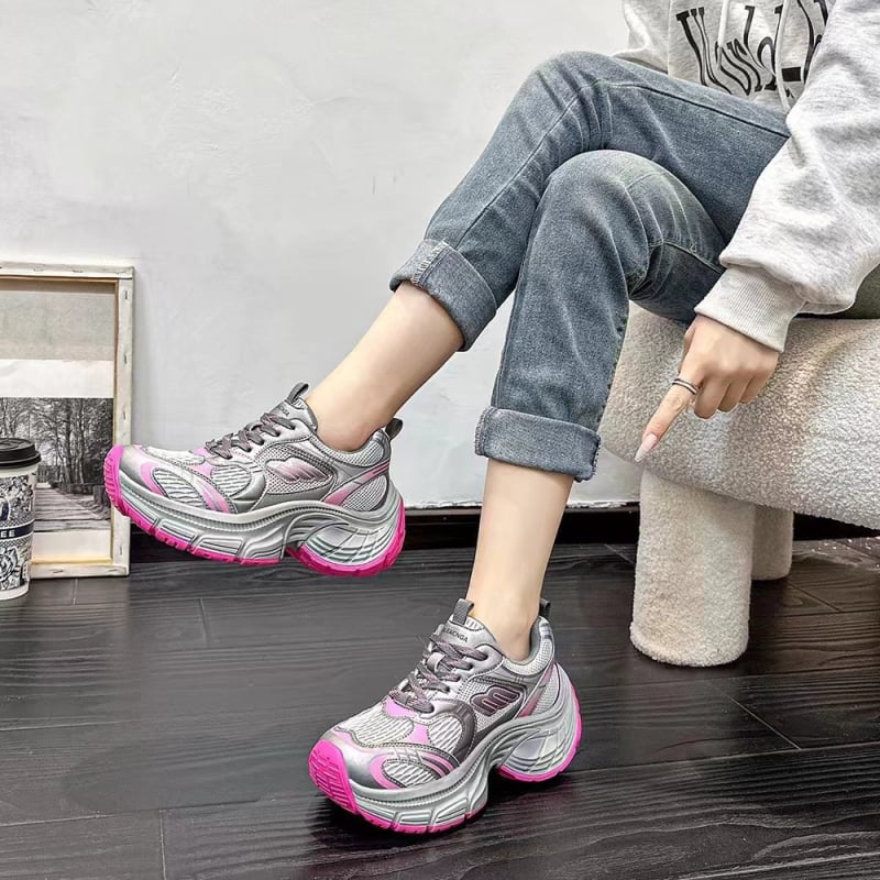 Ženske dad sneakers 2025 jesen – debela potplata, prozračne, lagane svakodnevne tenisice