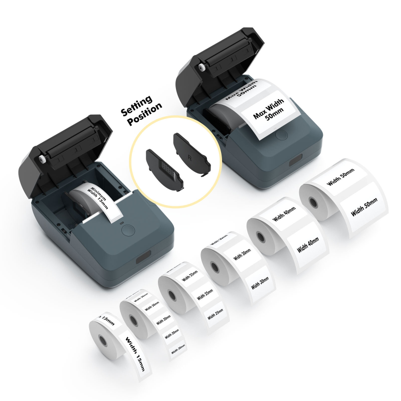 Pro-bud Prijenosni Bluetooth pisač za etikete, kompaktno rješenje za trgovine i logistiku, termični pisač etiketa 58 mm