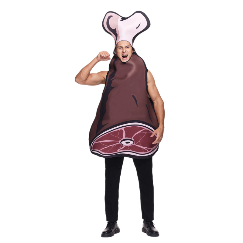 Odrasli Halloween kostim – cosplay s temom šunke za barove zabave