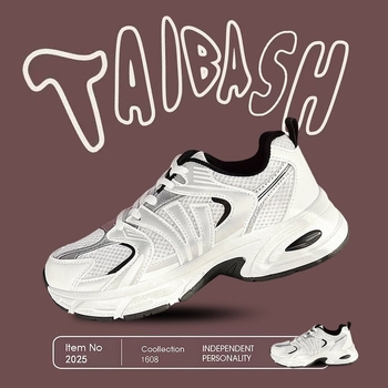 Ženske tenisice u stilu dad shoes, velikih veličina, jesen 2025 nova, lagani mrežasti gornji dio, debeli potplat, svestrane casual sportske tenisice