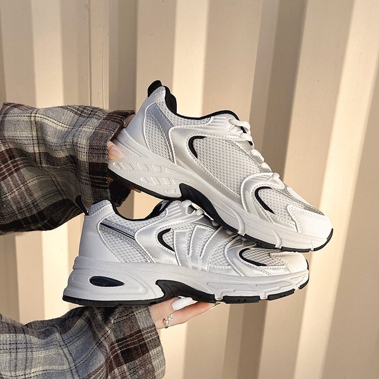 Ženske tenisice u stilu dad shoes, velikih veličina, jesen 2025 nova, lagani mrežasti gornji dio, debeli potplat, svestrane casual sportske tenisice