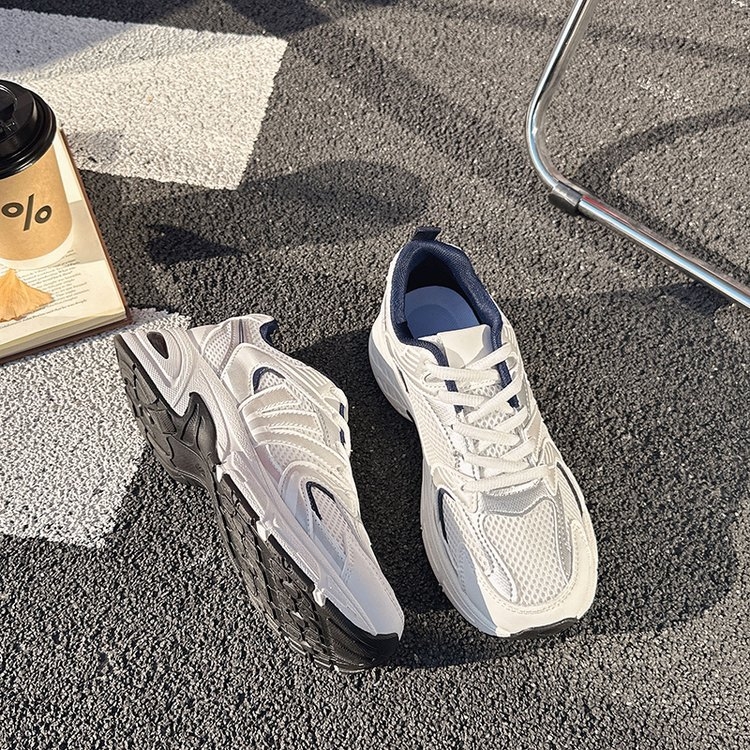 Ženske tenisice u stilu dad shoes, velikih veličina, jesen 2025 nova, lagani mrežasti gornji dio, debeli potplat, svestrane casual sportske tenisice