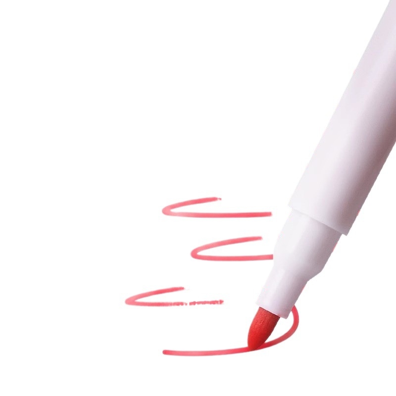 Markere color pentru tablă magnetică, cu cerneală pe bază de apă (negru și roșu), ușor de șters, pentru copii, profesori și birou