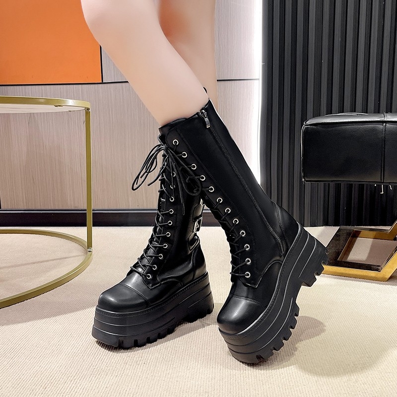 COS Martin čizme s 9 cm debelom potplatom, unisex, okrugli vrh, Chelsea stil, britanski stil, izdanje 2024