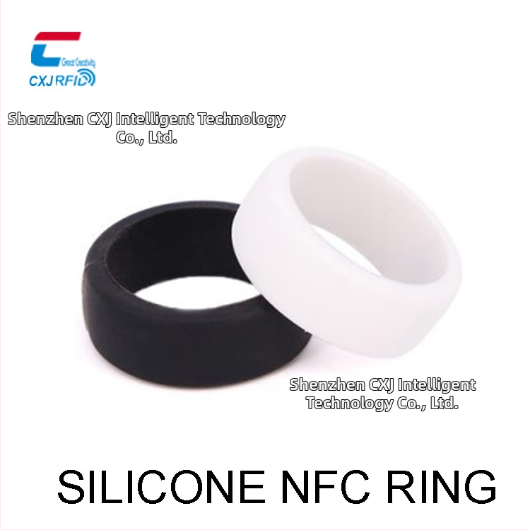 NFC216 polokeramický RFID prsteň pre prístup a čítanie kariet