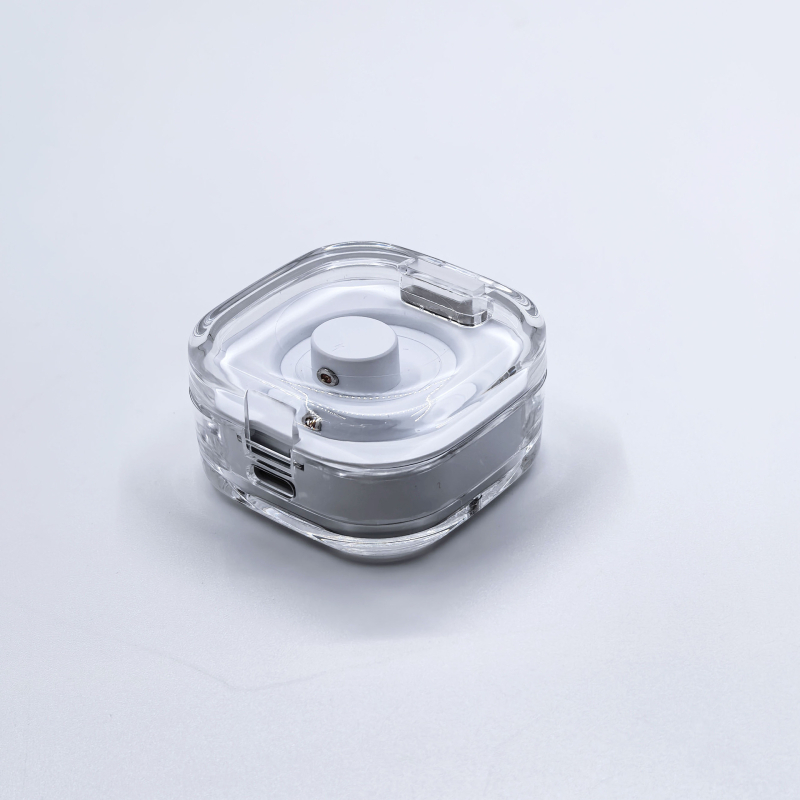 Smart Ring magnetické nabíjacie púzdro pre prsteň, prenosný kryštálový bezdrôtový nabíjač