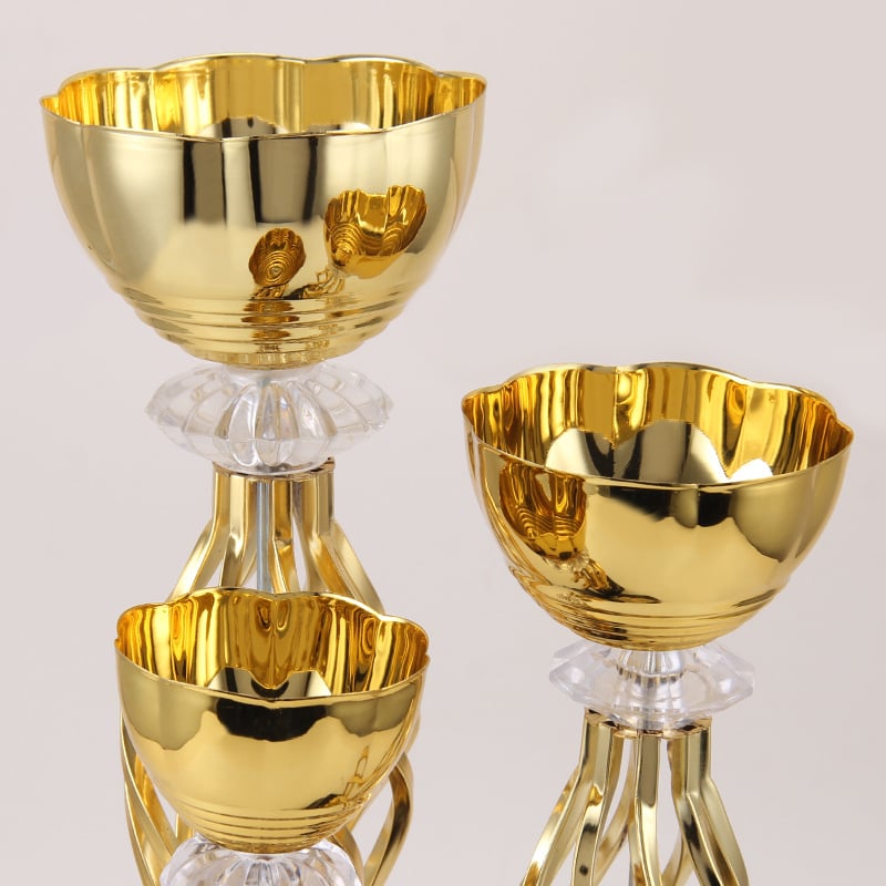 Lotusova trofeja s šupljim dizajnom, prilagodljiva trofeja prvaka