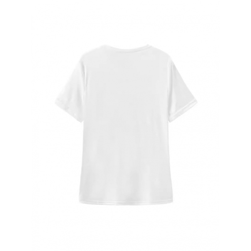 Ženski pamukasti T-shirt s printom pomorandžinog voća i slova, okrugli izrez, kratki rukavi, 3D efekt ispisa, slobodan kroj, srednja duljina (65–80 cm), ljeto 2025, street hipster stil.