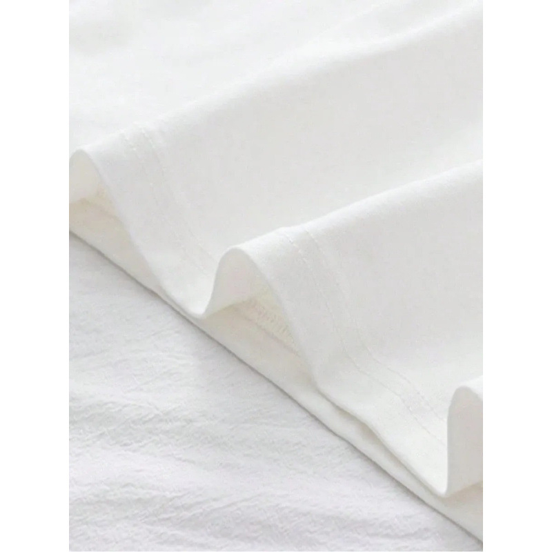 Ženski pamukasti T-shirt s printom pomorandžinog voća i slova, okrugli izrez, kratki rukavi, 3D efekt ispisa, slobodan kroj, srednja duljina (65–80 cm), ljeto 2025, street hipster stil.