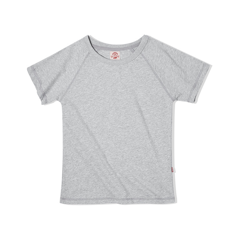MADEN ženski Raglan T‑shirt od pamuka, bijela, kratki rukavi, klasični ležerni kroj