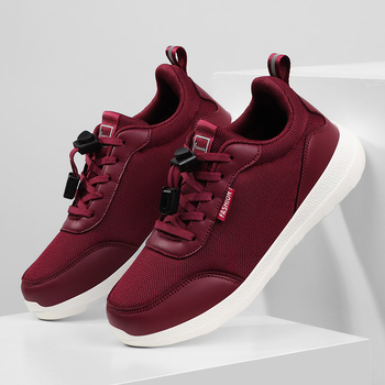 Ελαφριά παπούτσια περιπάτου για γυναίκες, άνοιξη-καλοκαίρι, αναπνοή, αντιολισθητικά, μαλακή σόλα, για γυναίκες μεγαλύτερης ηλικίας