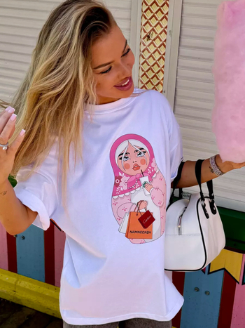 Ženski T‑shirt s kratkim rukavima, 100% pamuk, okrugli izrez, udoban kroj, ljetni casual top s tekstnim printom