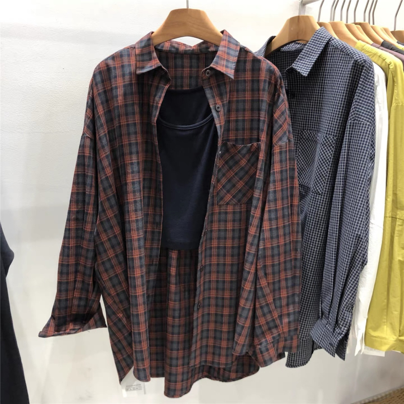 Rana jesen, opuštena retro casual košulja-jakna za slojevito nošenje, jednoredno kopčanje, model 2025