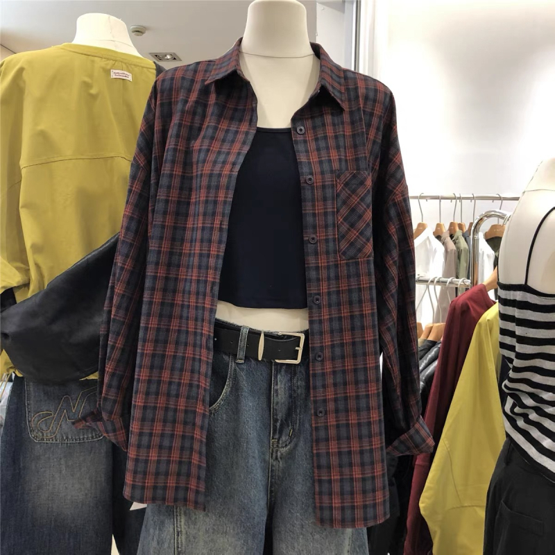 Rana jesen, opuštena retro casual košulja-jakna za slojevito nošenje, jednoredno kopčanje, model 2025