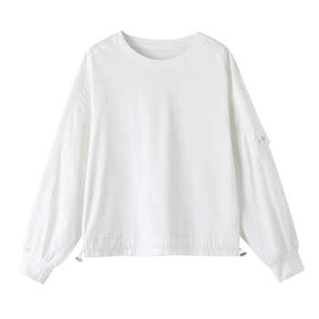 Ženski pulover-top za proljeće i jesen, elegantan gradski stil, jednostavan dizajn #5056