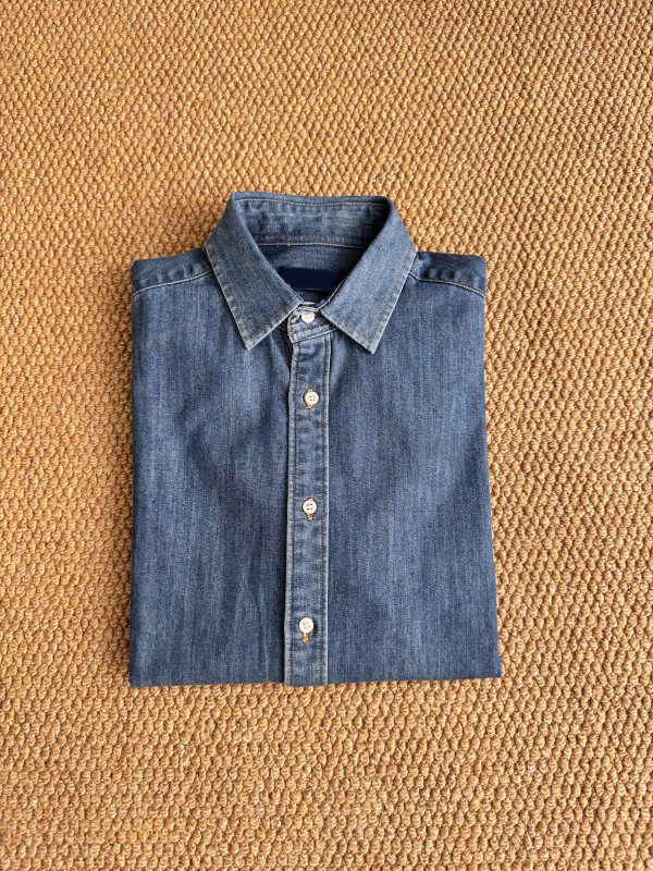 Ženska traper košulja s vezom, vintage pranje, dugi rukavi, cardigan stil za proljeće i jesen