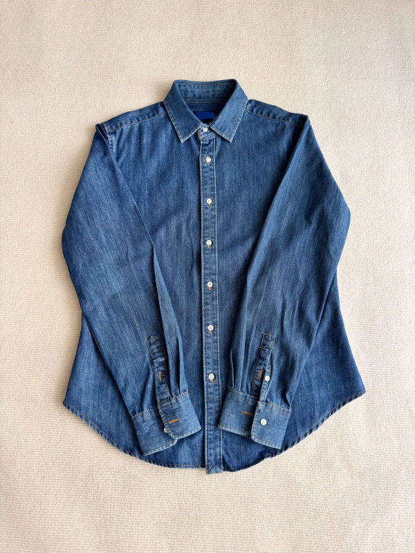 Ženska traper košulja s vezom, vintage pranje, dugi rukavi, cardigan stil za proljeće i jesen