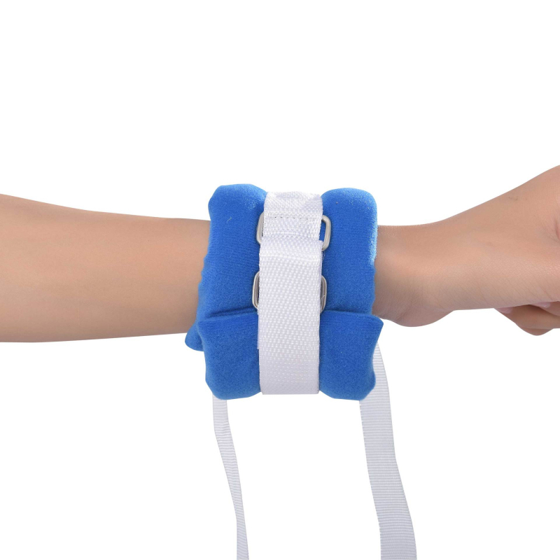 Curea medicală de restricție a membrelor pentru încheieturi și glezne – Bandă de restricție pentru mâini și picioare, destinat persoanelor în vârstă și pacienților imobilizați la pat