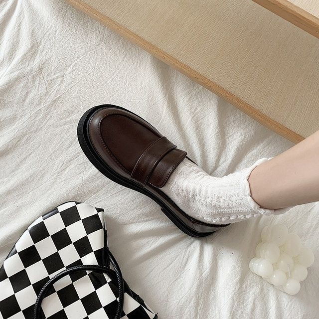 Ženske ljetne slip-on loaferice – tanke, retro stil, britanski štih, japanski dizajn