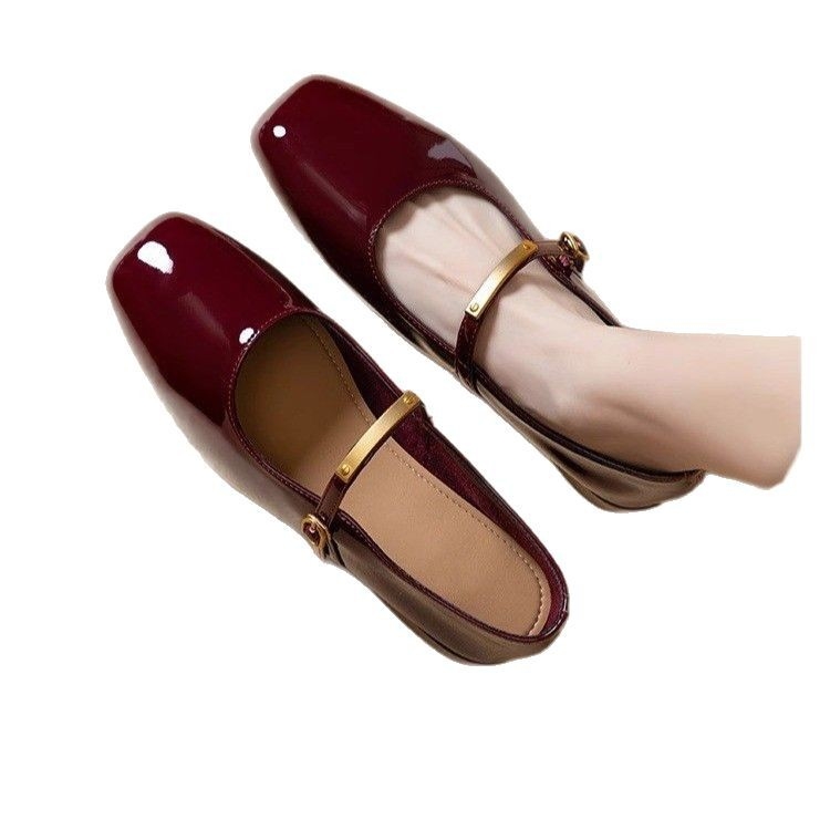 Loafersi s okruglim vrhom i niskim otvorom, kopča s jednim remenom, Chanel inspirirane Mary Jane ženske cipele