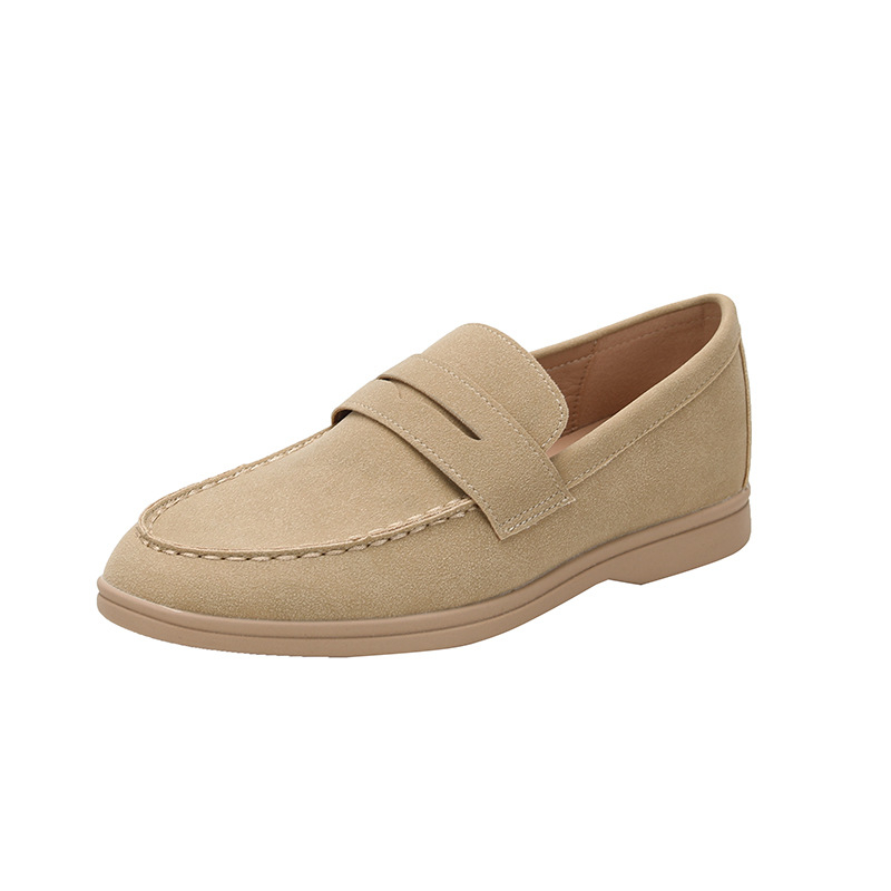 2025 ljetni udobni slip-on loaferi, britanski stil, unutarnje povećanje visine, mikrovlakna gornja, za žene