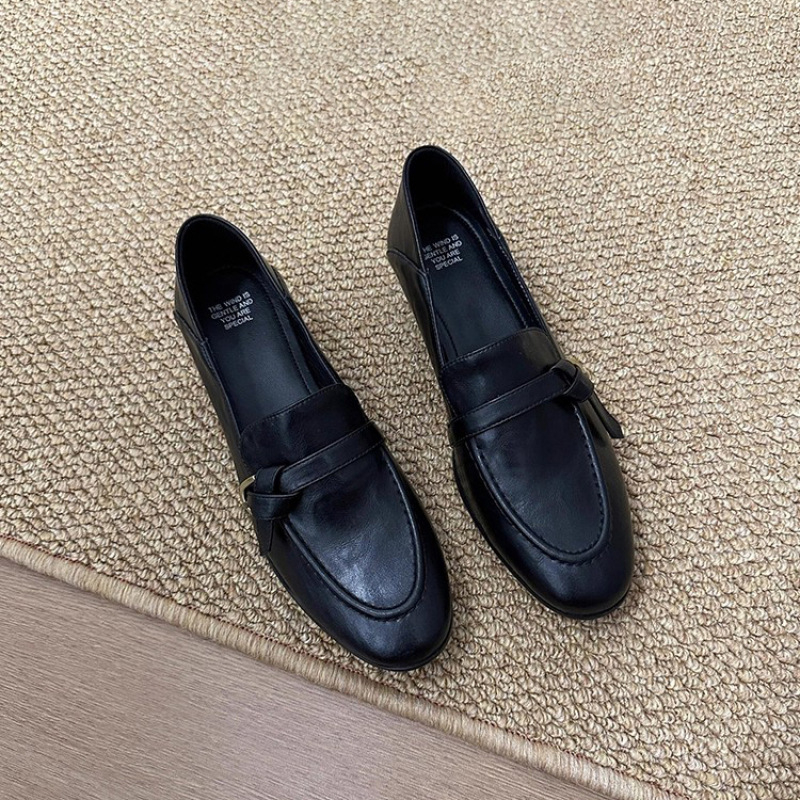 Ženski loafersi s povećanjem visine, nova jesenska kolekcija 2025, debeli potplat, britanski stil, slip-on, umjetna koža