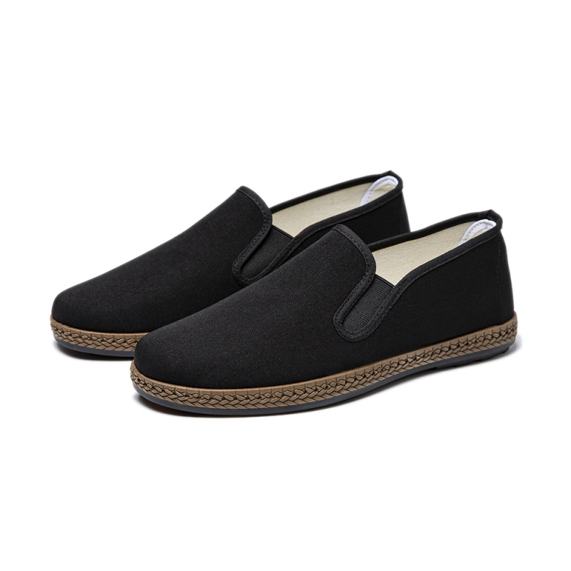 Muške platnene slip-on tenisice s niskim gornjim dijelom, bez vezivanja, velike veličine, prozračne radne cipele