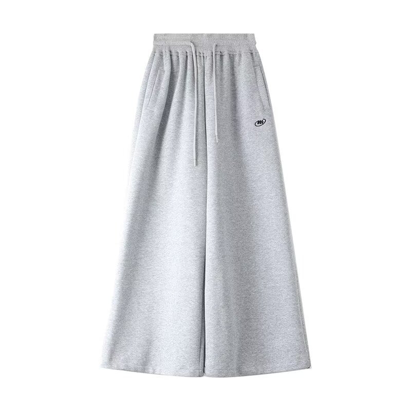 Crne široke sportske hlače za žene, za hip-hop i jazz ples, jesen-zima, urbani casual stil
