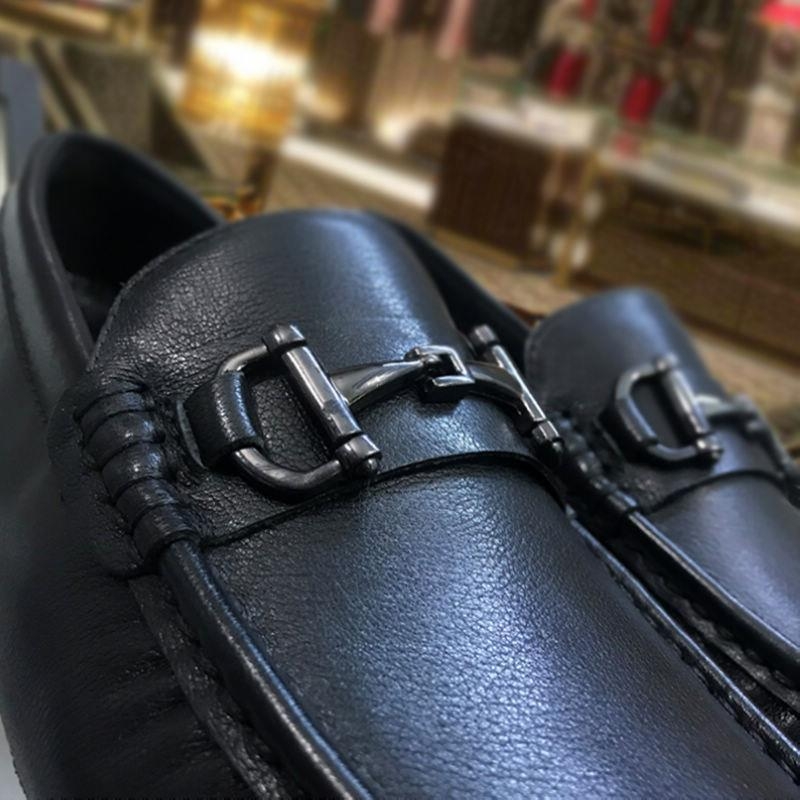 Premium muške mokasine od prave kože, slip-on, mekana potplata, svakodnevne i svestrane
