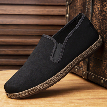Muške platnene tenisice Old Beijing, prozračne slip-on cipele, lagane, protuklizne