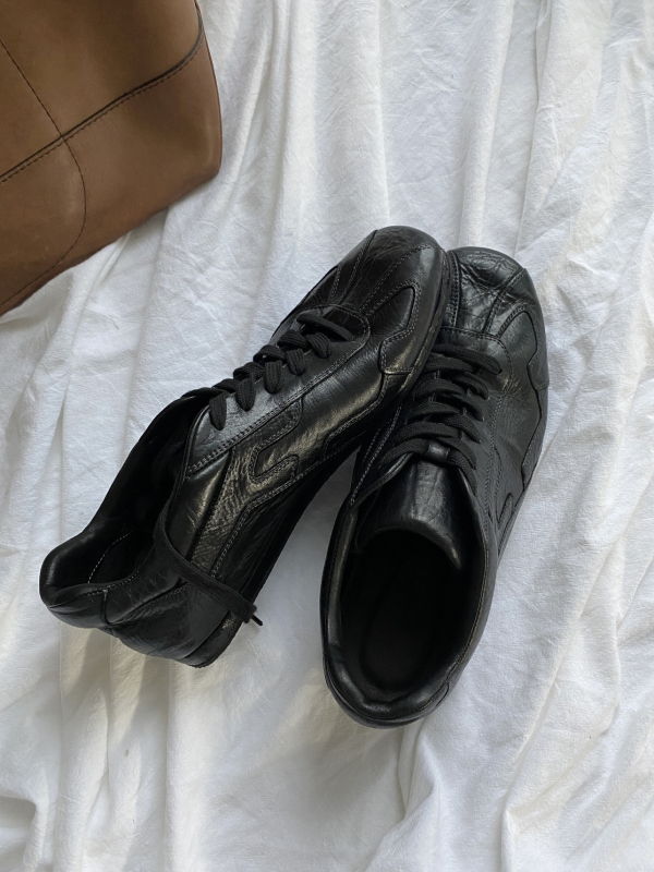 Damske kožne cipele s vezicama, ravne cipele, jesen, retro izlizani stil, četvrtasti vrh, niski pet