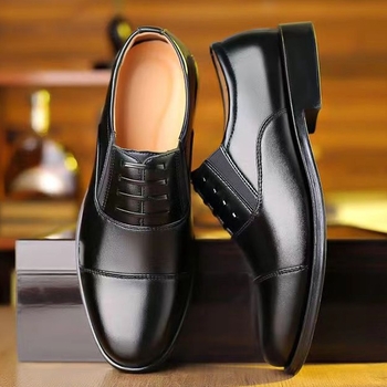 Muške kožne cipele za proljeće i jesen, formalne poslovne cipele, veličina 45, slip-on