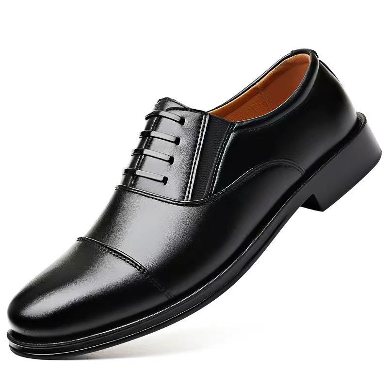 Muške kožne cipele za proljeće i jesen, formalne poslovne cipele, veličina 45, slip-on