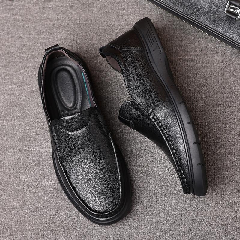 Kadixin muške kožne loaferice - casual poslovne slip-on cipele s mekom podstavom
